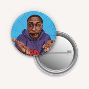 Khaby Lame Pin Button Badge-1