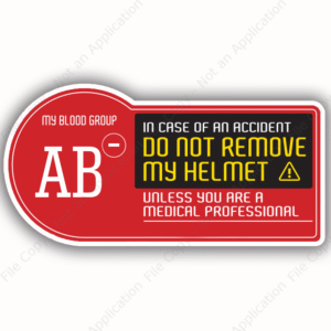 AB- Blood Group - Sticker