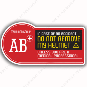 AB+ Blood Group - Sticker
