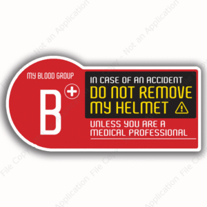 B+ Blood Group - Sticker
