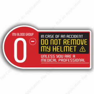 O- Blood Group - Sticker